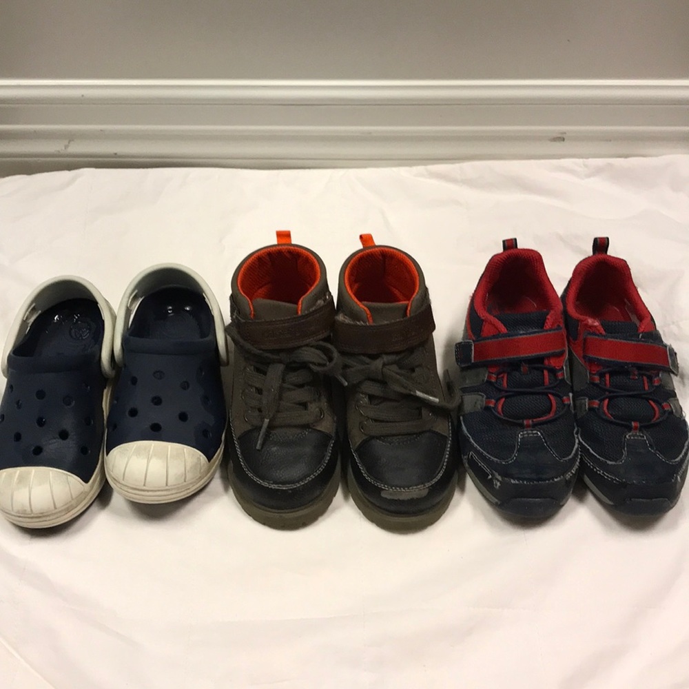 Boys child toddler shoes boots size 10 and 10.5